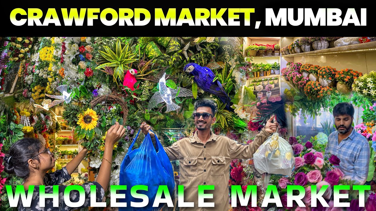 क्रॉफर्ड मार्केट मुंबई - Crawford Market Mumbai | Ganpati Decoration 2025