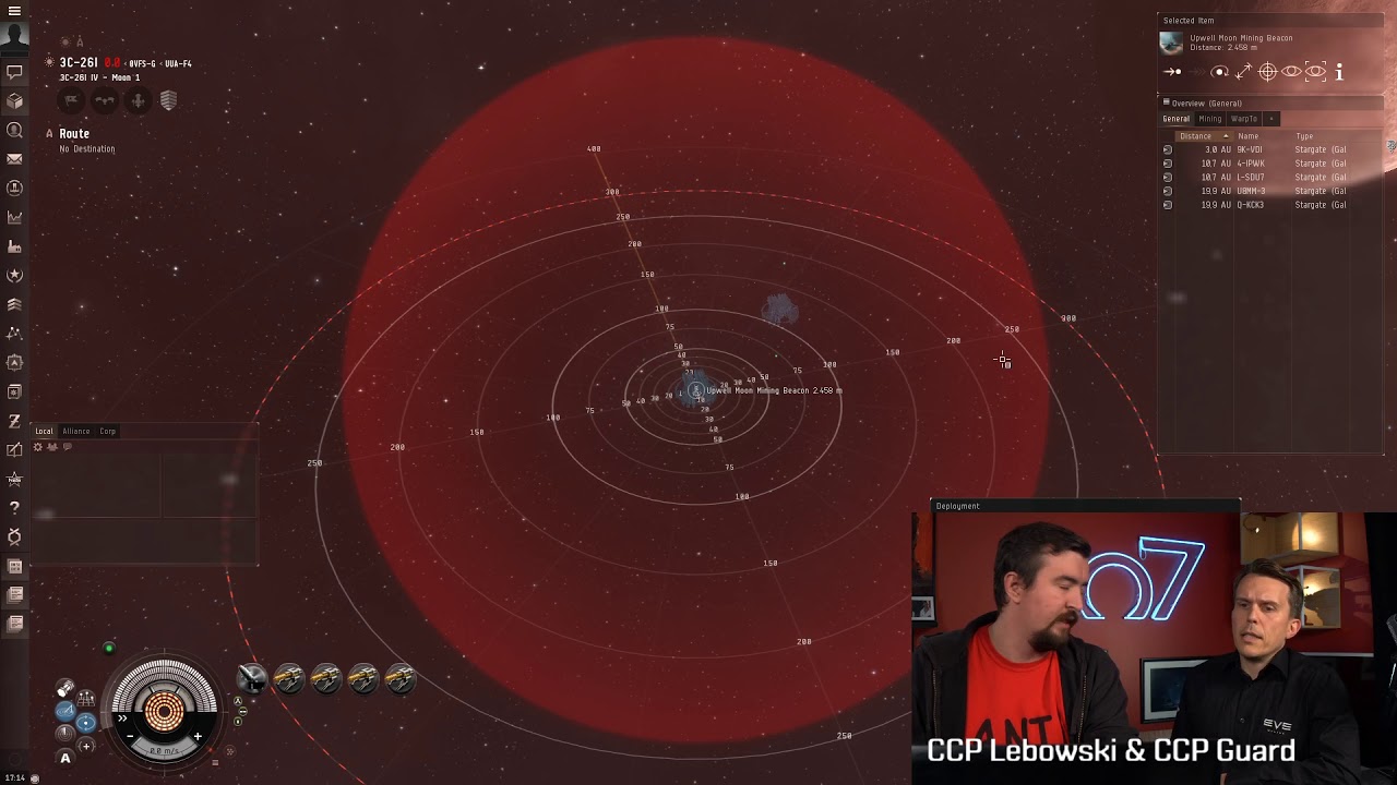 Moon Mining Feature Demo at CCP HQ - Features coming in EVE Lifeblood Oct 24