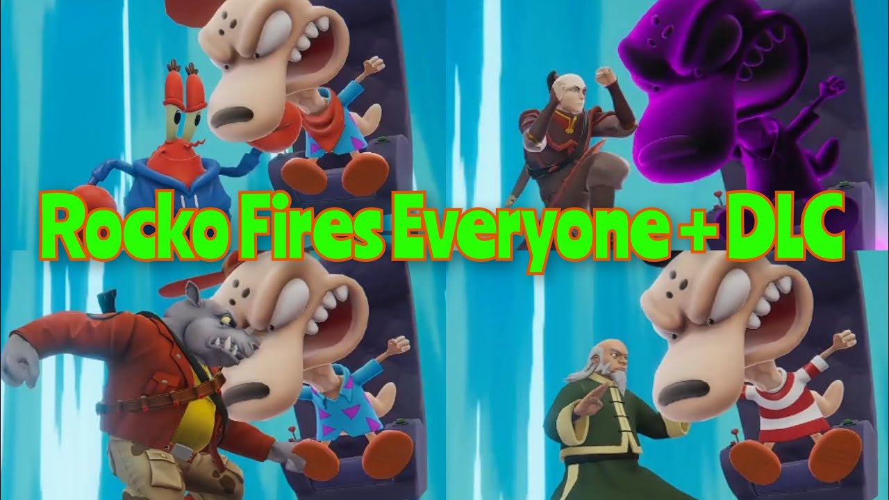 Nickelodeon All-Star Brawl 2: Rocko Fires Everyone + DLC