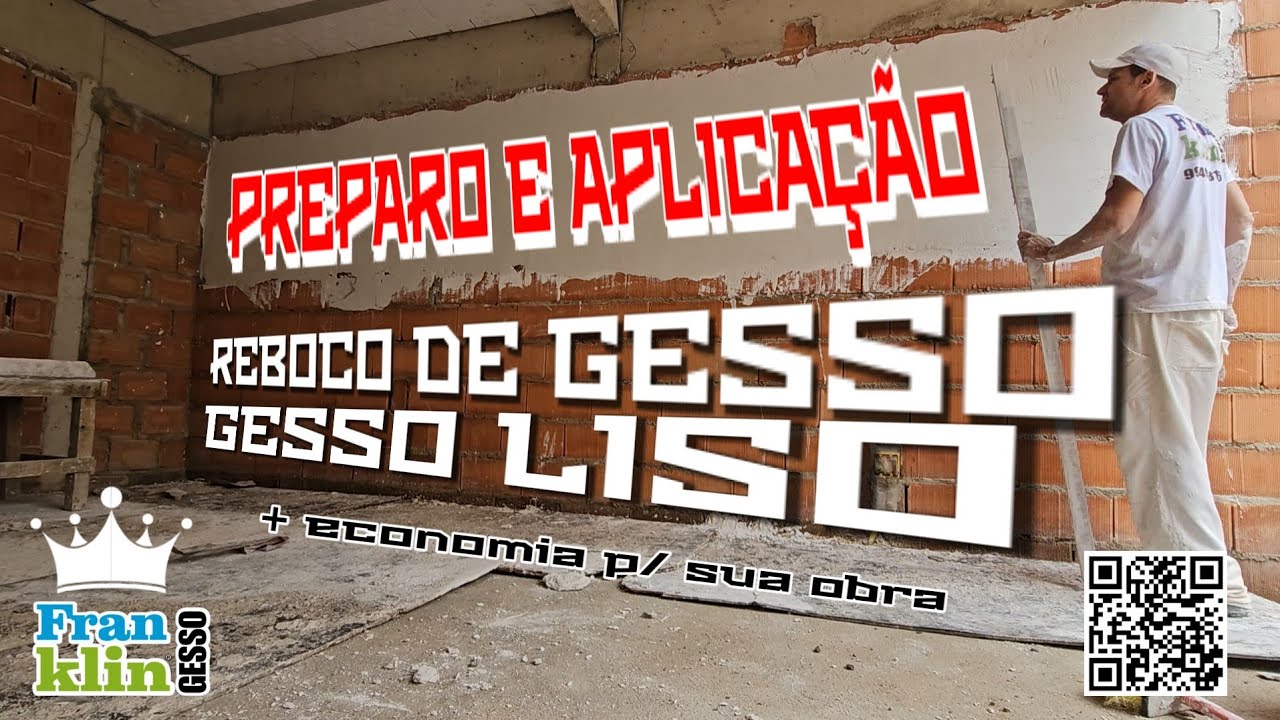 PREPARO E APLICAÇÃO DE REBOCO DE GESSO, GESSO LISO,  SUPE DICAS 🚀🚀🚀