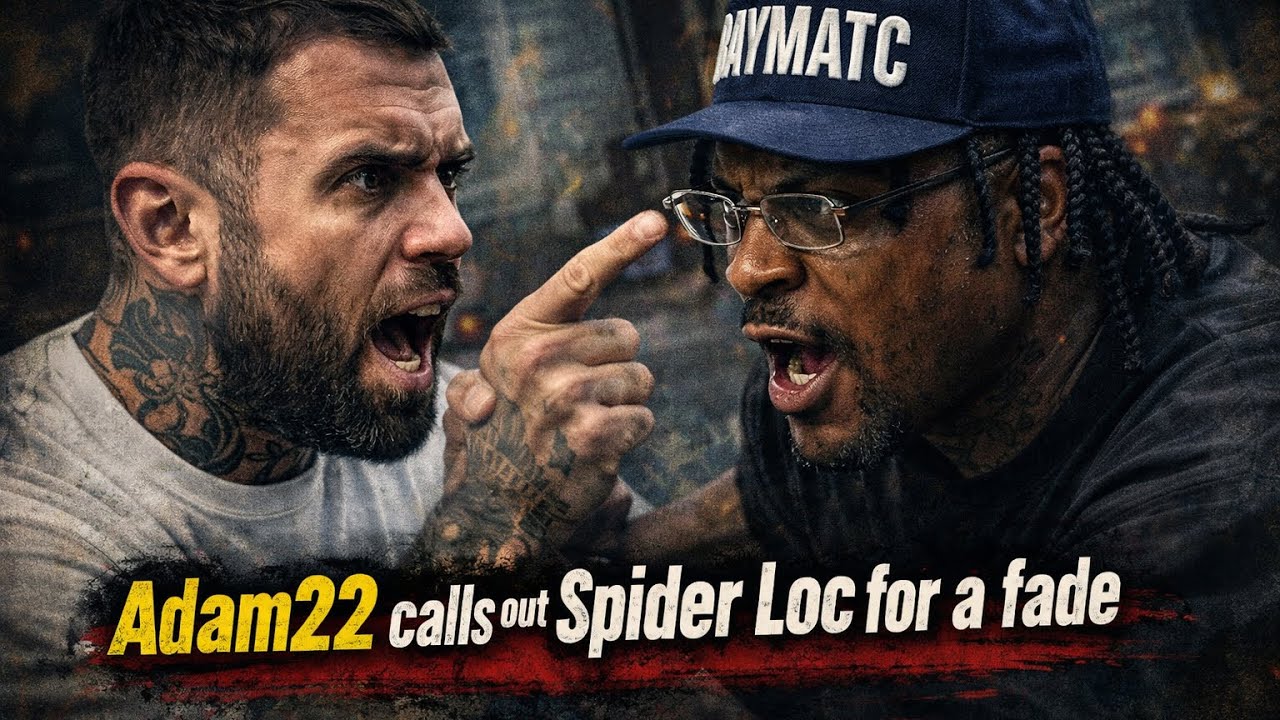 ADAM22 CALLS SPIDER LOC OUT FOR A FADE: ADAM22 IS READY TO KNOCK OUT SPIDER