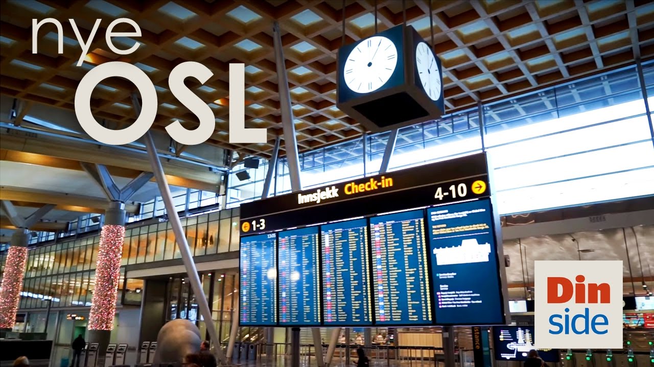 Bli med rundt p&aring; nye Oslo lufthavn