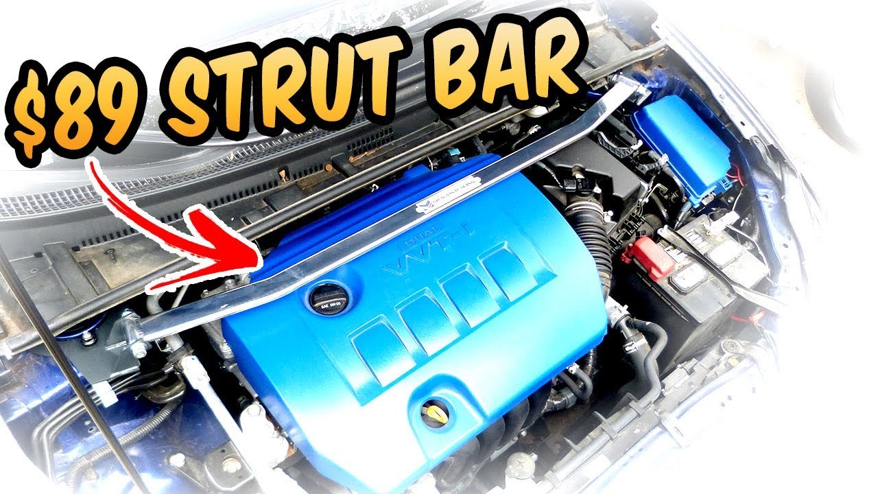 $89 Strut Tower Bar install 2017 Corolla