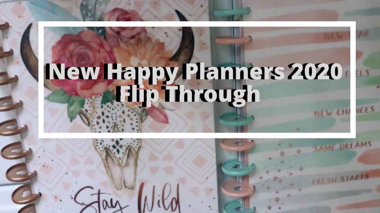 New Happy Planners For 2020 | How I Plan On Using Them To Track My Mental Health