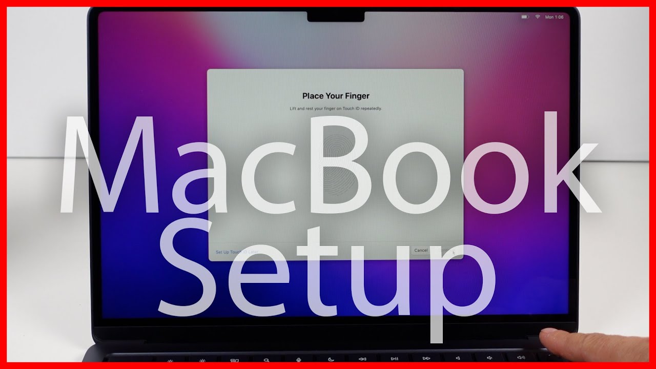 Как настроить новый MacBook Air M2 — руководство по настройке MacBook Air