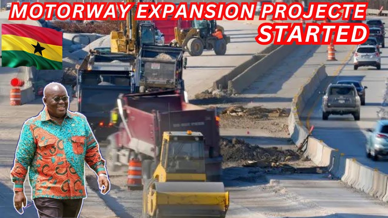 TEMA MOTORWAY EXPANSION HAVE STARTED IN GHANA 🇬🇭 (REALITY IN GHANA 🇬🇭 )