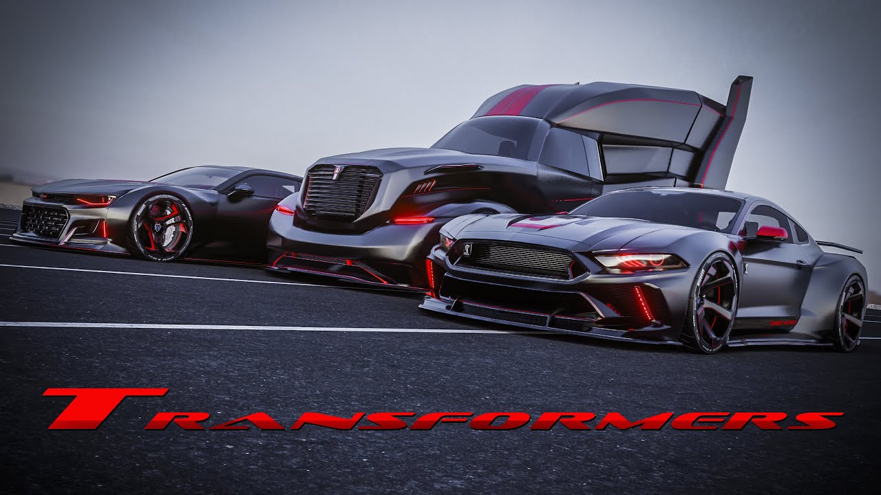 Camaro zl1, Mustang GT1500, Kenworth