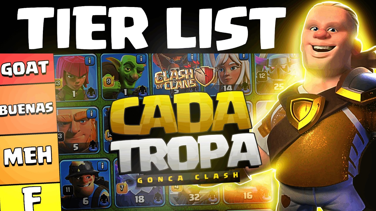 🚨 RANKING DEFINITIVO 2026: TODAS las TROPAS de Clash of Clans (TIER LIST GOATS vs INÚTILES)