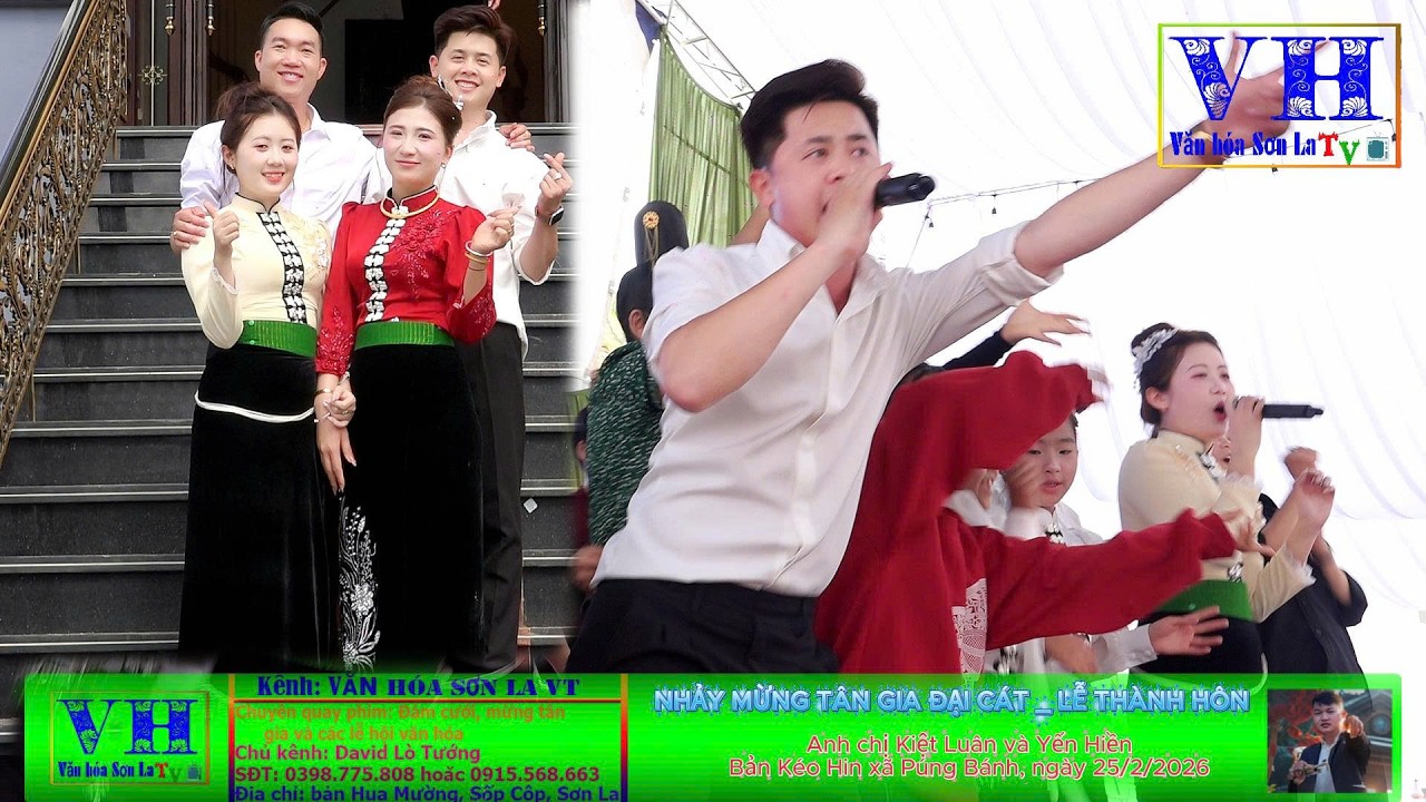 Nhảy nhạc sàn Tây Bắc | Mừng Tân gia đại cát, lễ thành hôn Kiệt Luân và Yến Hiền Púng Bánh 25/2/2026