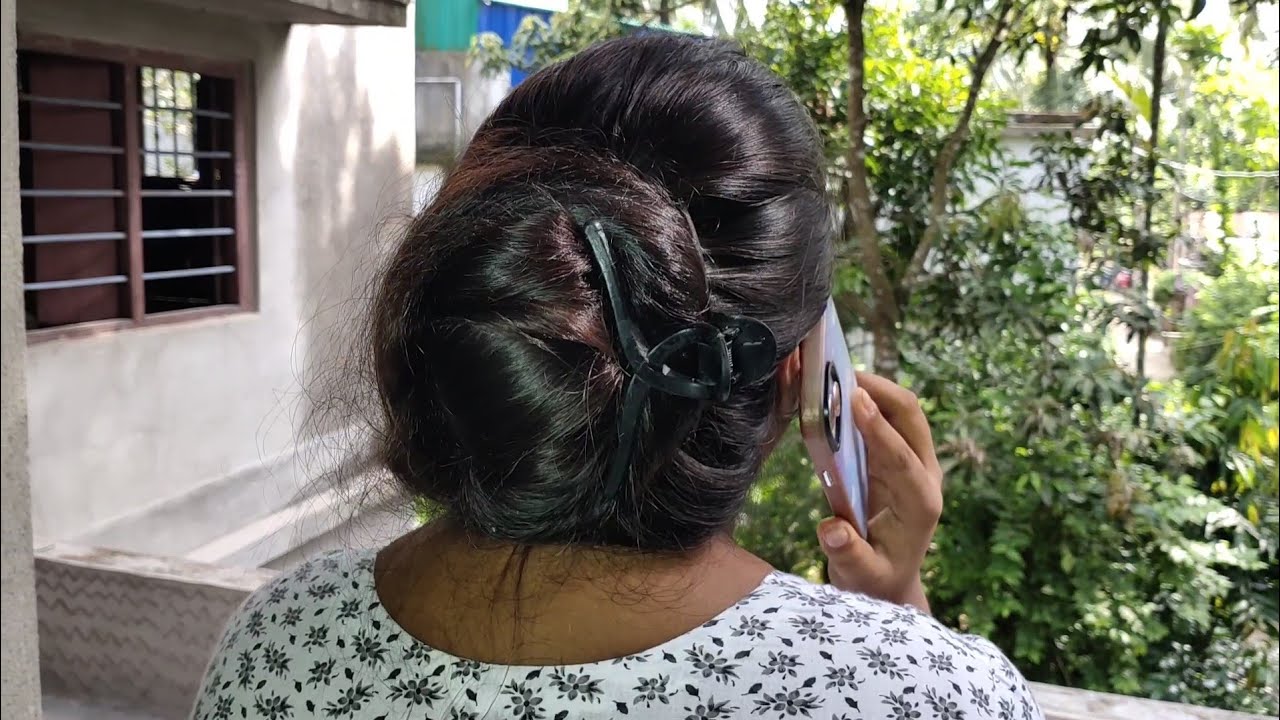 Mistri man Bay Hair Play ||  hair ponytail long hair bun 