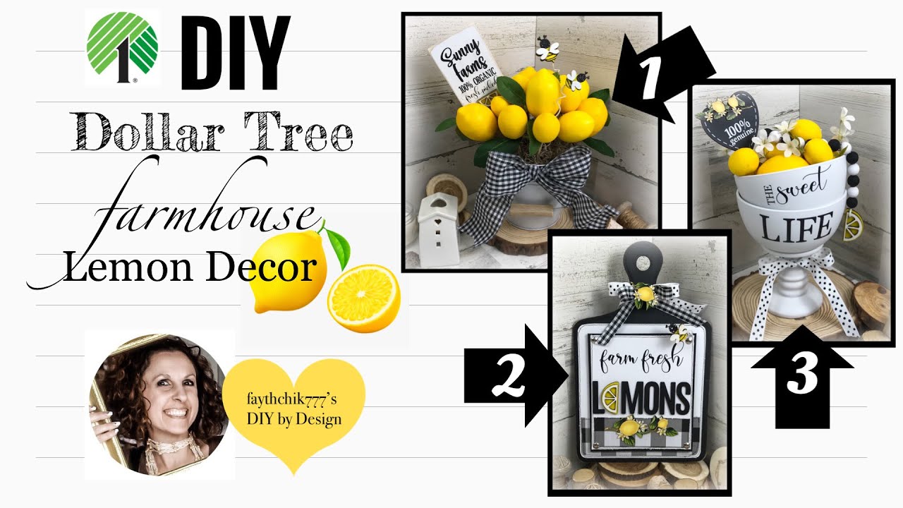 Dollar Tree Spring  DIY Crafts | Dollar Tree Lemon  DIY Crafts | Dollar Tree DIY Crafts 2021
