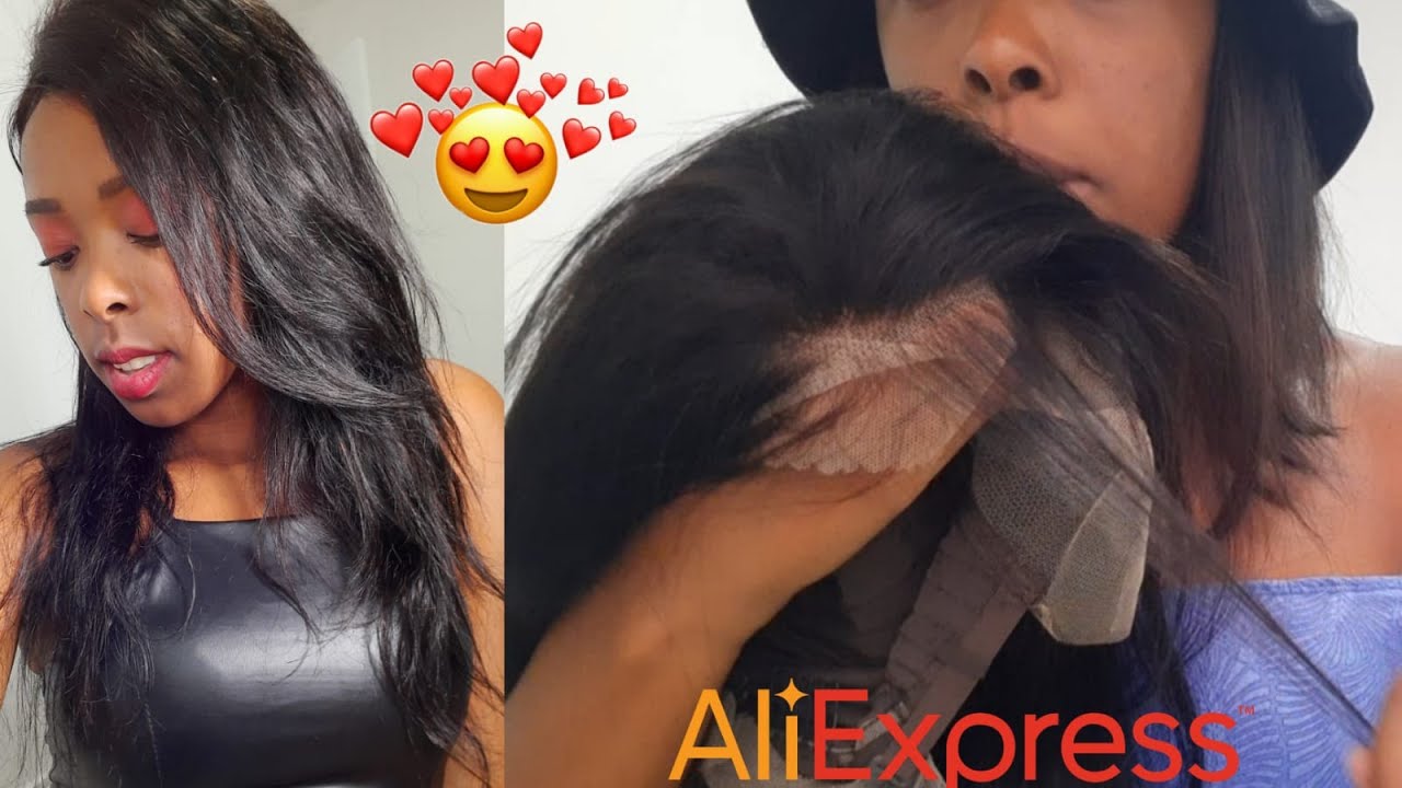 MINHA PRIMEIRA LACE FRONT HUMANA DA ALIEXPRESS - VALE A PENA ?(polegadas, valor, densidade e mais)