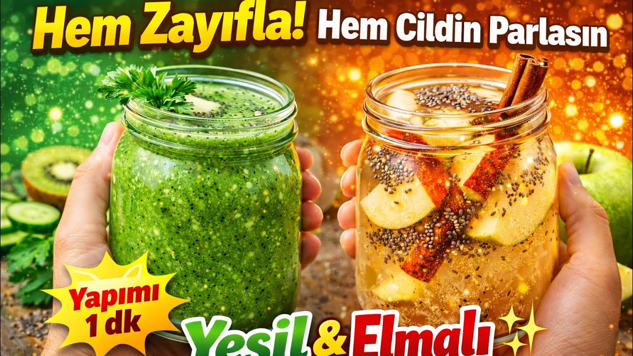 3 Günde Fark Ettiren Detoks! Hem Zayıfla Hem Cildin Parlasın#detoks #ödematıcı #ciltparlatan #kilo 
