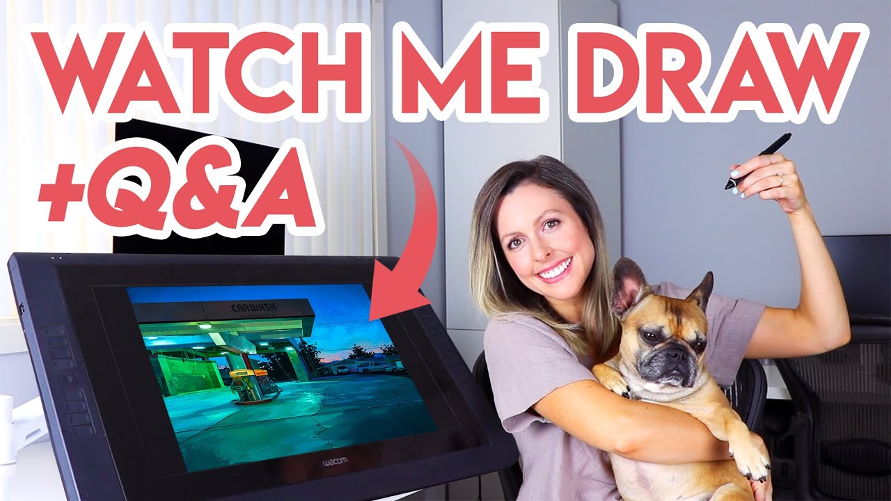 PAINTING WHILE ANSWERING YOUR QUESTIONS