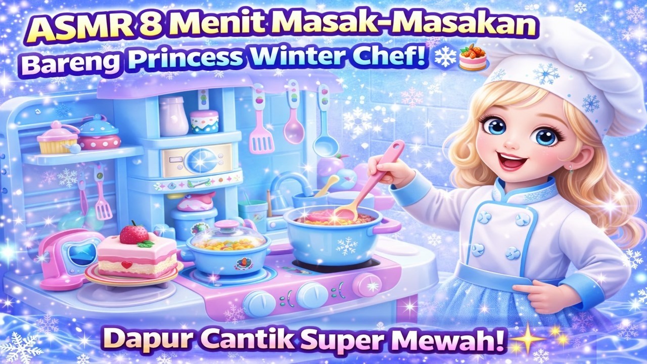 UNBOXING TERPUAS! ✨ 8 Menit Masak-Masakan Bareng Elsa & Anna: Dapur Frozen Super Mewah!