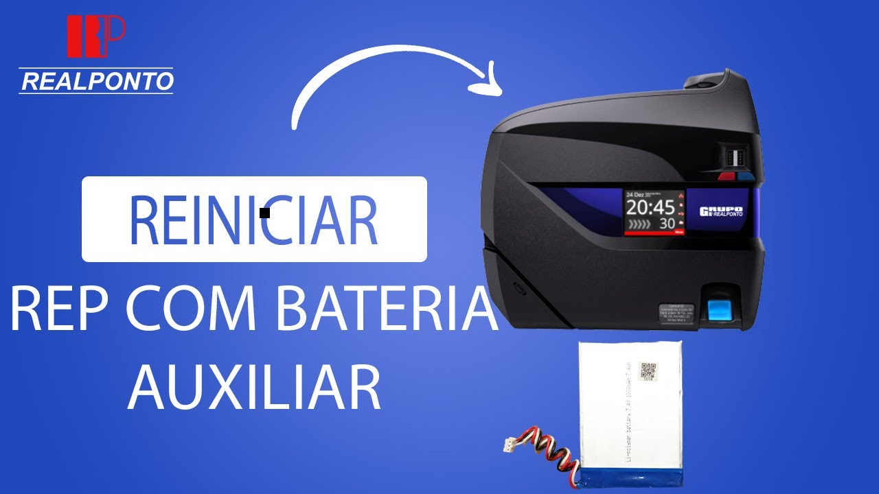 Reiniciando Relógio  iDClass da Control iD que Possuem Bateria Auxiliar.