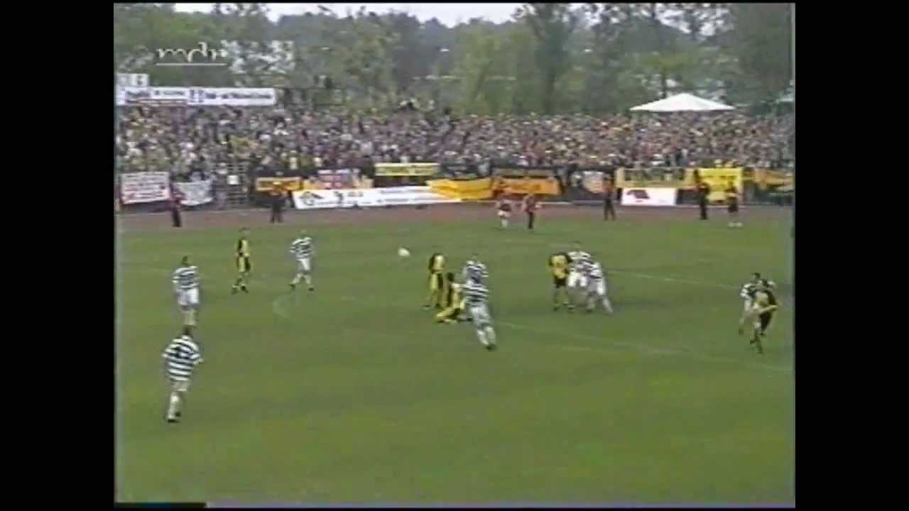 FSV Hoyerswerda gg. Dynamo Dresden Heimspiel in Eisenhüttenstadt 2002