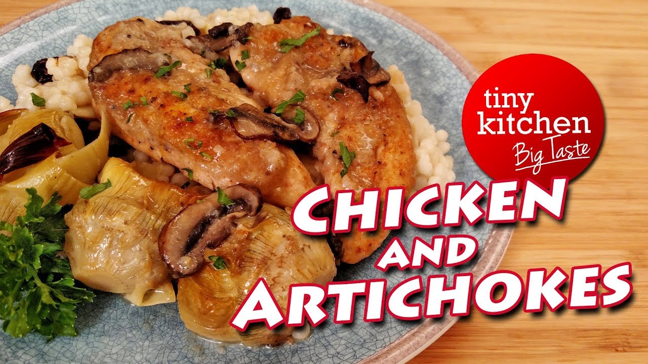 Chicken and Artichokes // Tiny Kitchen Big Taste
