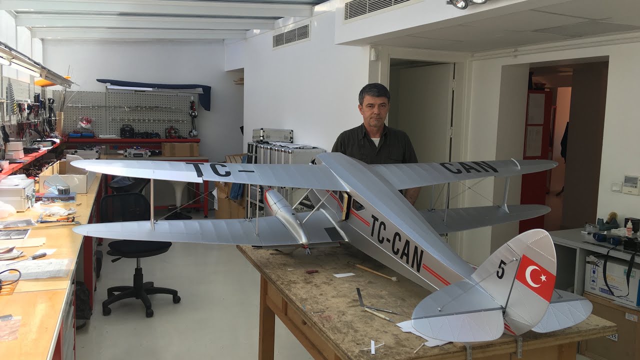 Türk Hava Yolları Uçakları ,DH 89A Dragon Rapid 1/6  Modeli, DH 89A 1/6 Scale Scratch Build model