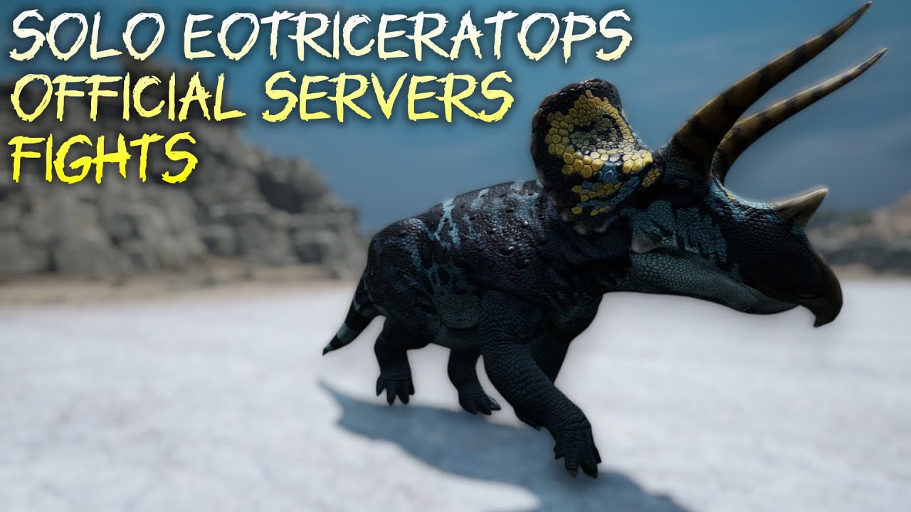Eotriceratops vs Rex, Titans,Spino,Bars | PVP on official servers