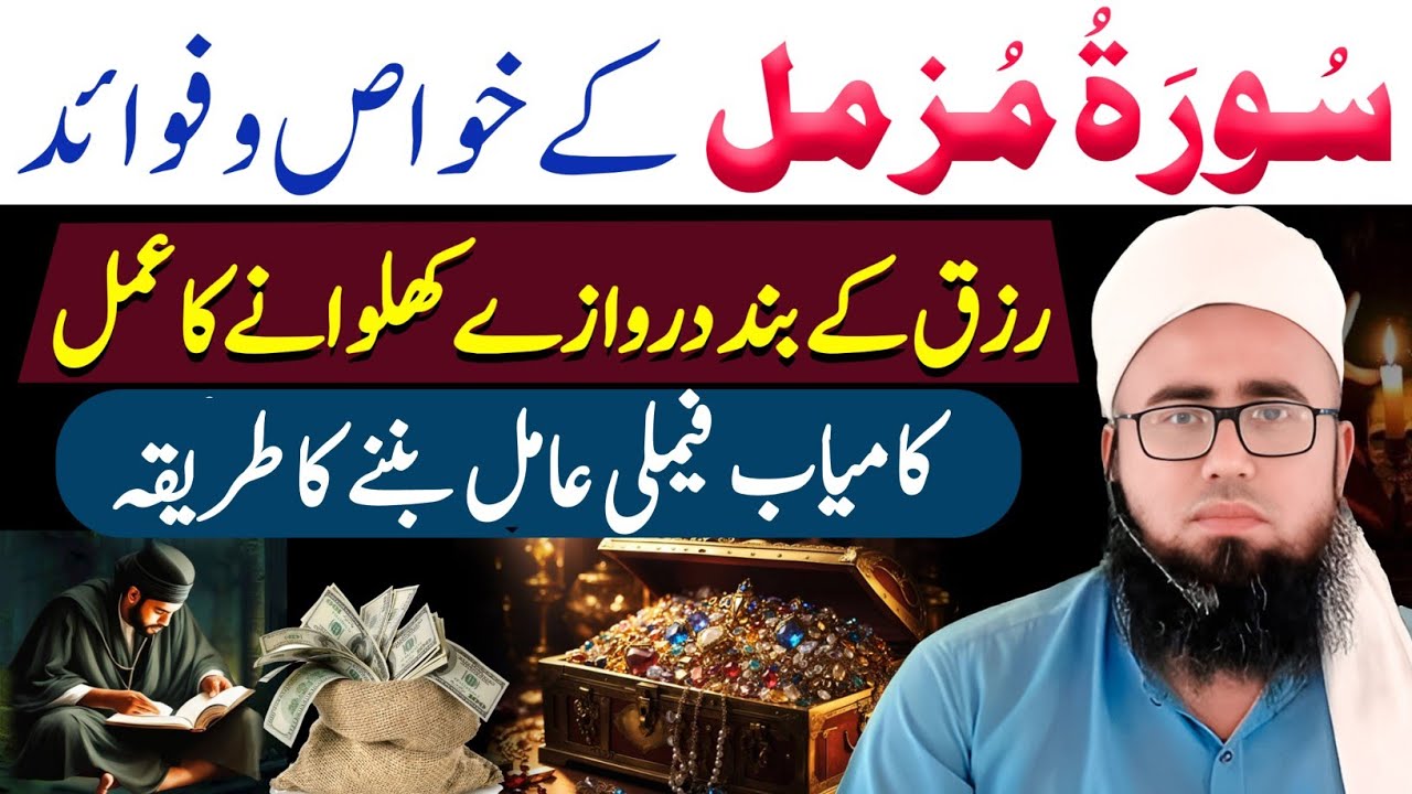 Surah Muzammil Ka Amal | Rizq Aur Karobar Mein izafa Ka Wazifa | Wazifa For Success | YAQINI WAZIF