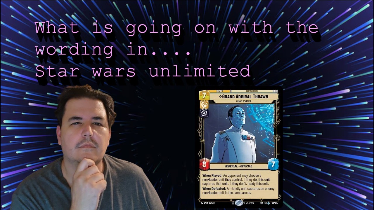 wording has different meaning in star wars unlimited