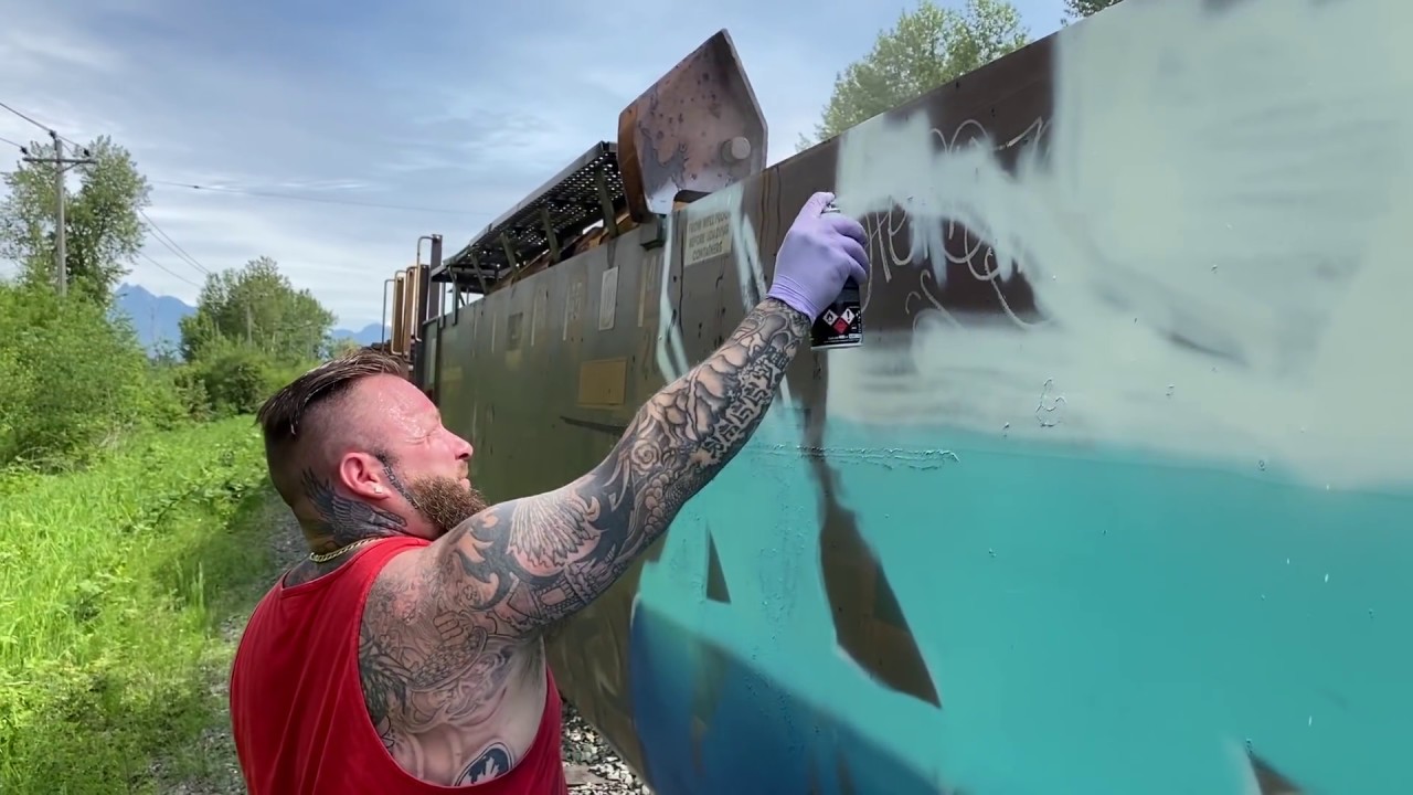 Trains & Thorns - Raw Graffiti Video - Lesen SDK - Stompdown Killaz Canada