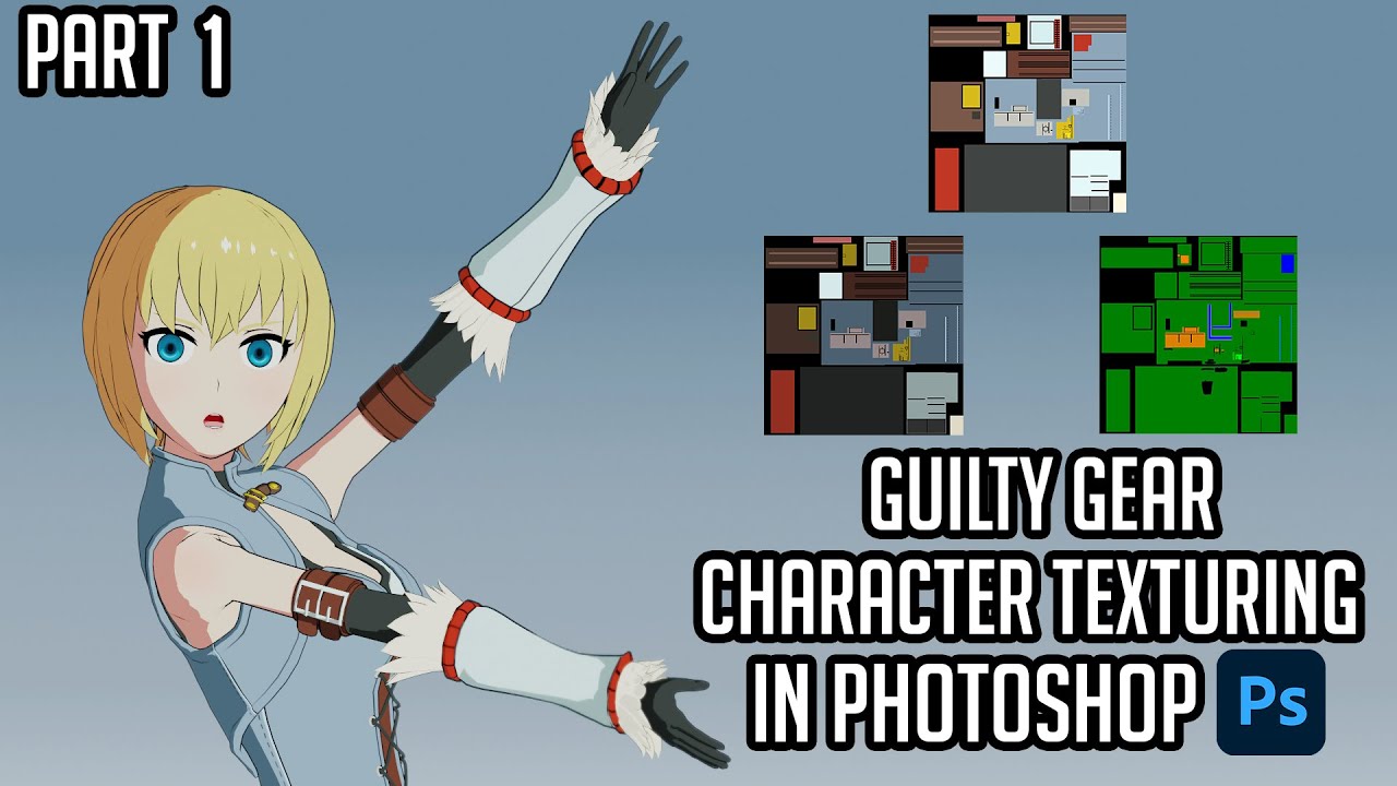 The Guilty Gear Style In Blender (Part 1): Creating The 3 Texture Maps