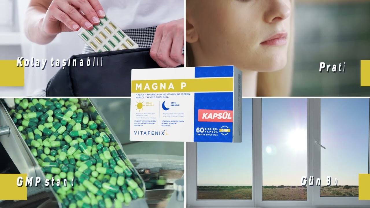 Vitafenix Magna P Kaps&uuml;l ile T&uuml;rkiye'de İlk Defa G&uuml;n Boyu Magnezyum Desteği