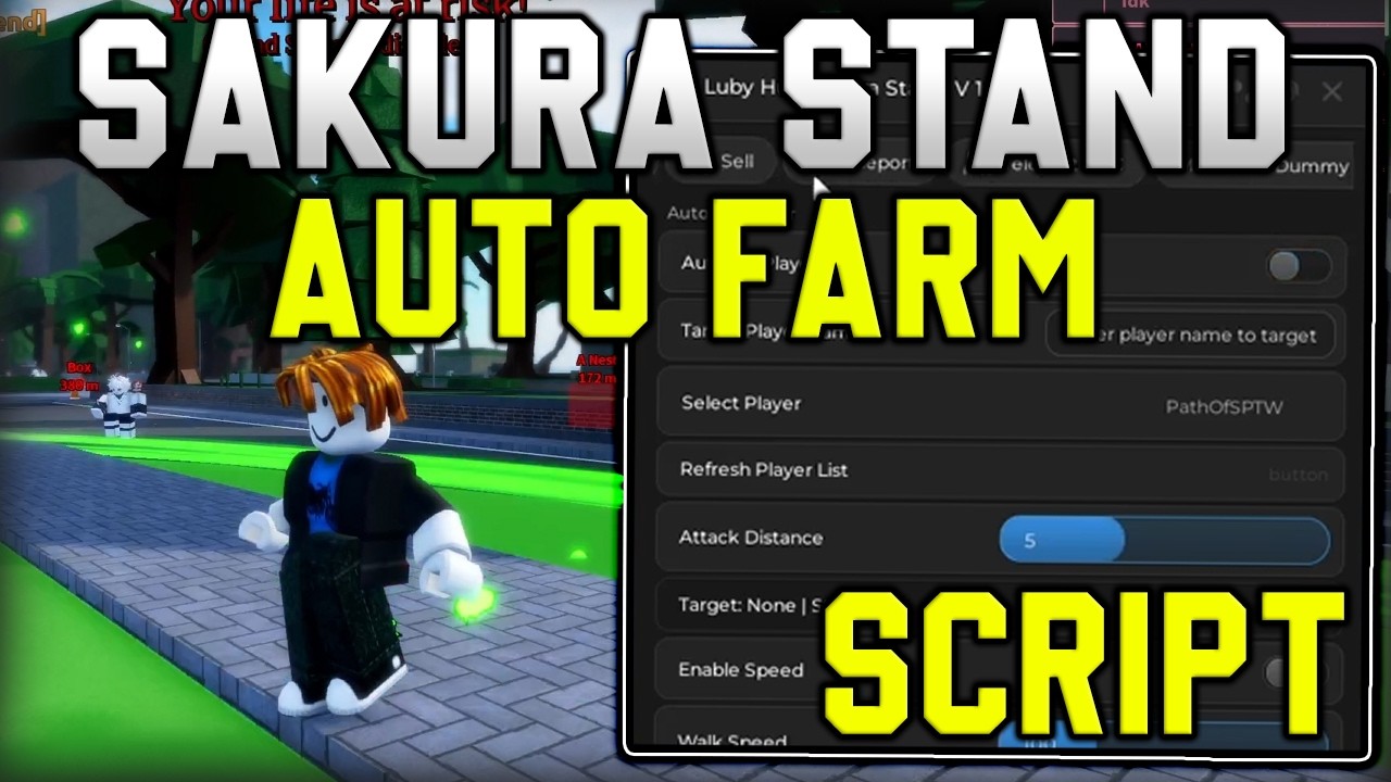 [🤡APRIL FOOLS] Sakura Stand OP Script Auto Farm, God Mode, Kill Aura (Roblox 2026)
