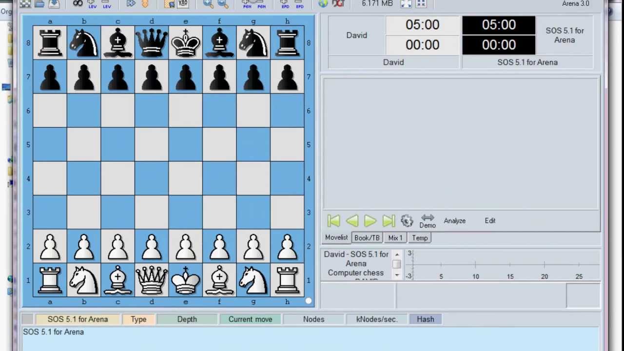 RISORSE INTERNET SCACCHI 10 - Arena Chess - Programma Interfaccia Scacchi