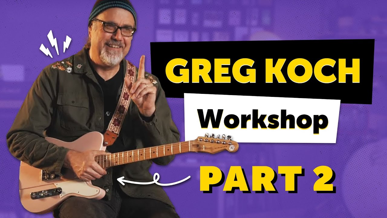 Outside Playing and using Open Strings with Greg Koch (Tutorial)