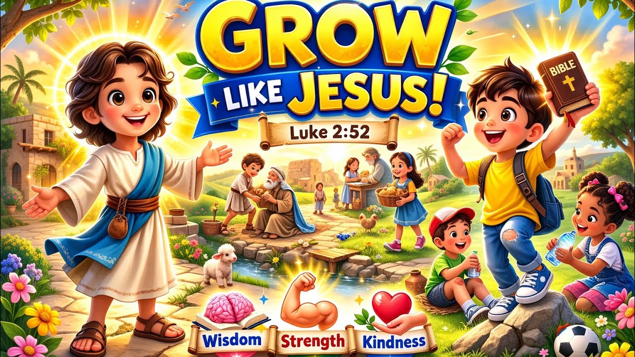  I Want to Grow Like Jesus! | Bible Song for Children