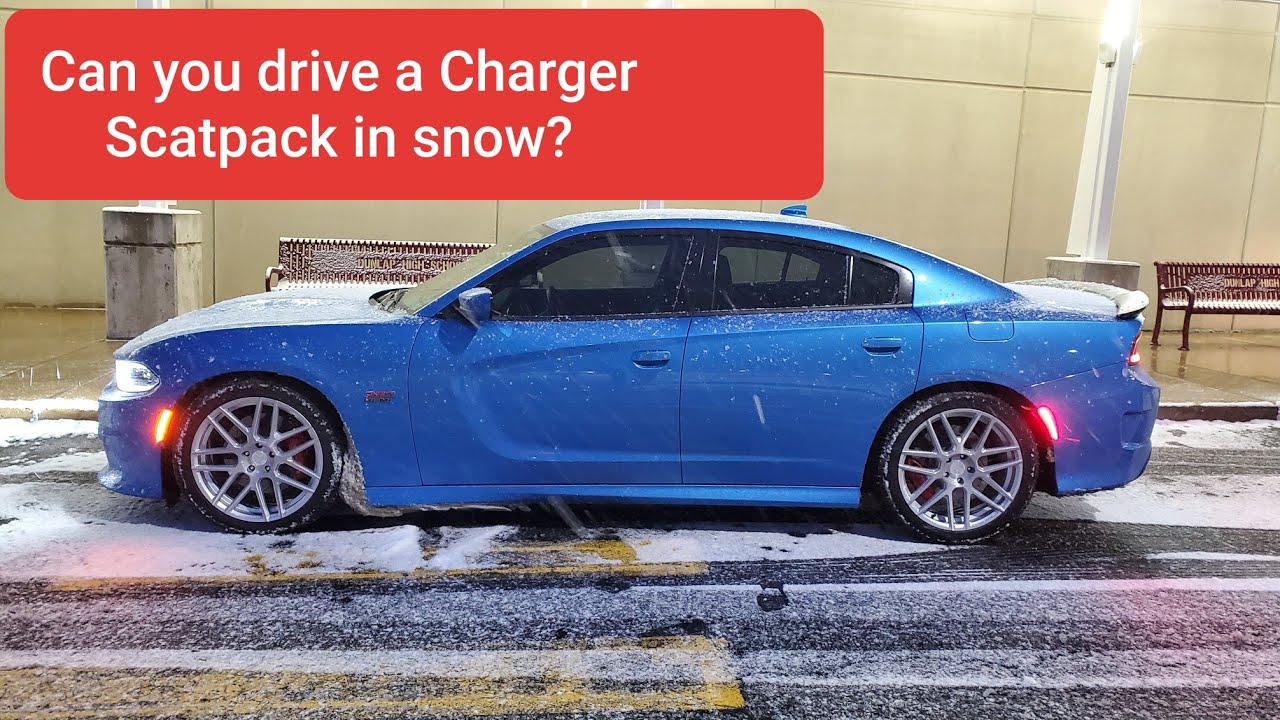 CAN YOU DRIVE A CHARGER SCATPACK IN SNOW and WINTER?