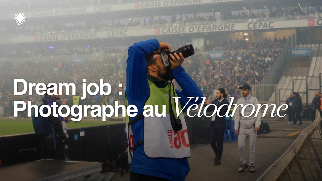 Passion photo feat passion foot : On a suivi Amir Belkhir photographier le match OM-Monaco