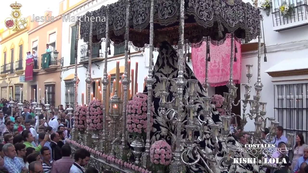 Virgen de las Lágrimas en la Magna Mariana de Marchena 2016