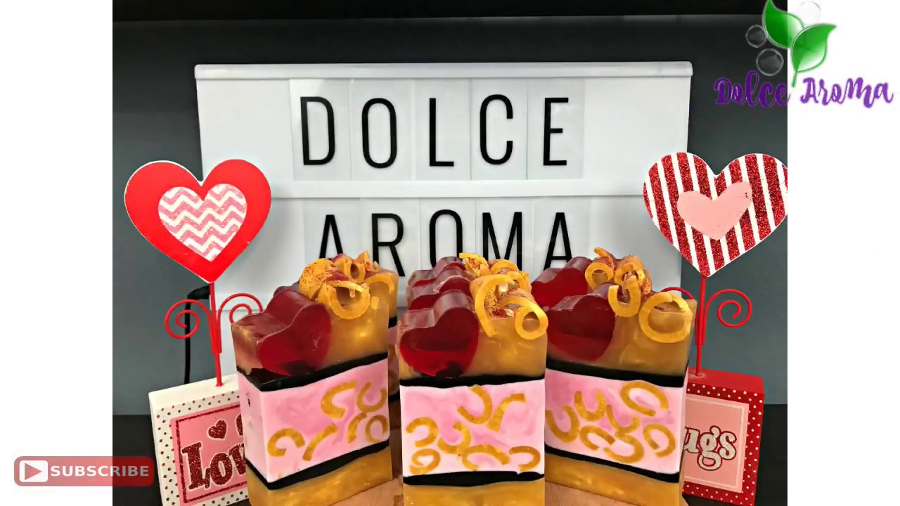 Jabón de Glicerina de Feromonas para San Valentin