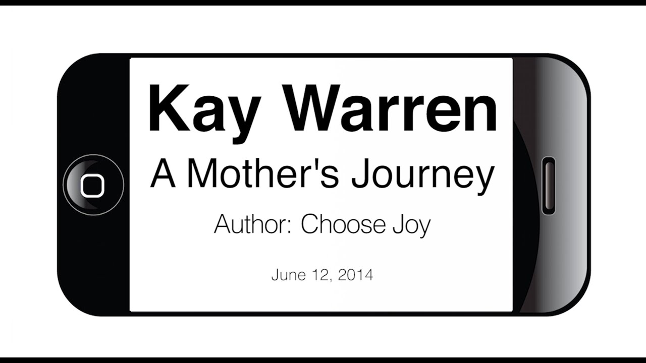 Kay Warren: A Mother's Story
