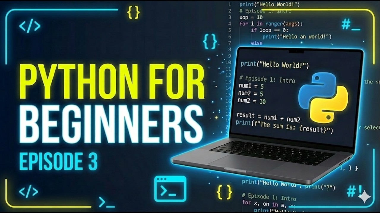 Python Episode 3: This One Function Does Everything 😲 (print explained)