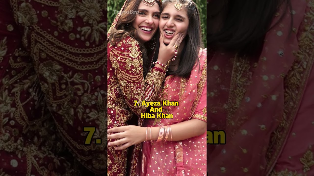 Top 10 Beautiful Pakistani Actress With Beautiful Sisters #shorts