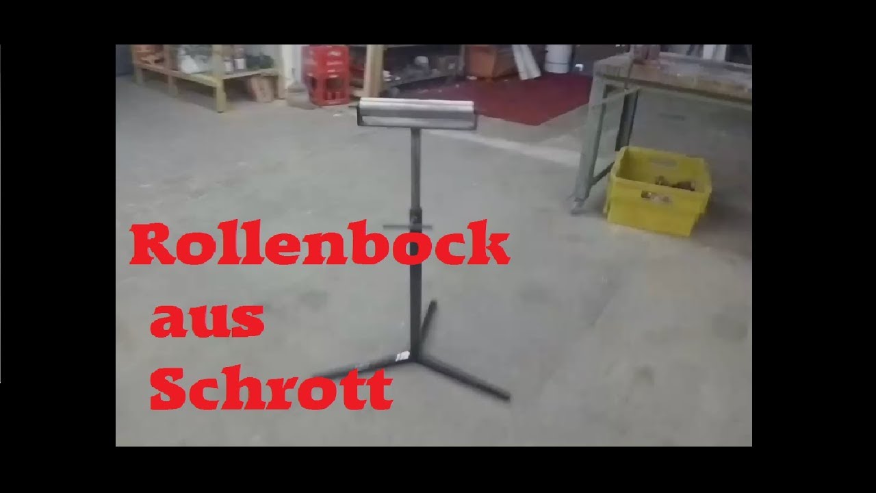 Rollenbock aus Schrott und Resten zusammengebastelt