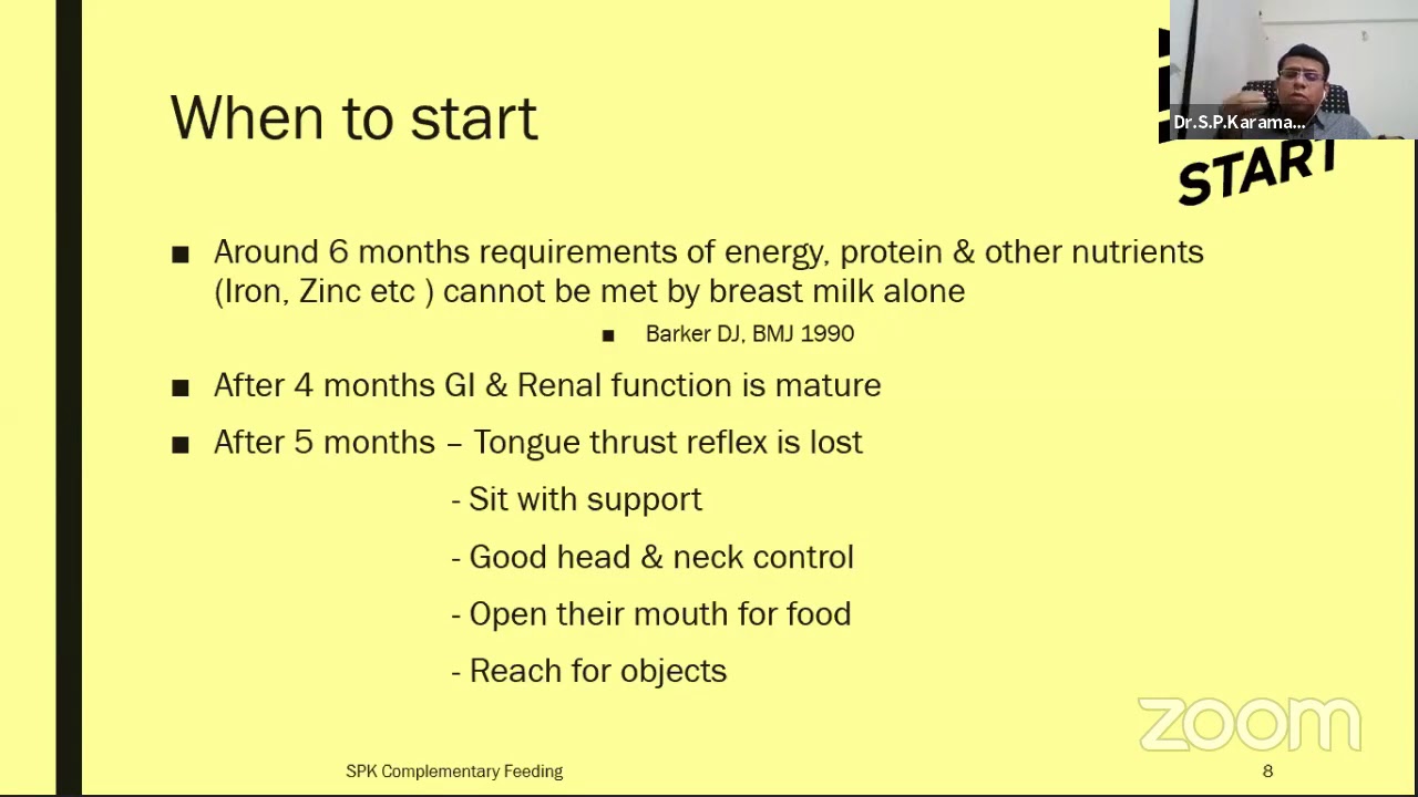 Complementary Feeding - Dr. Karamath