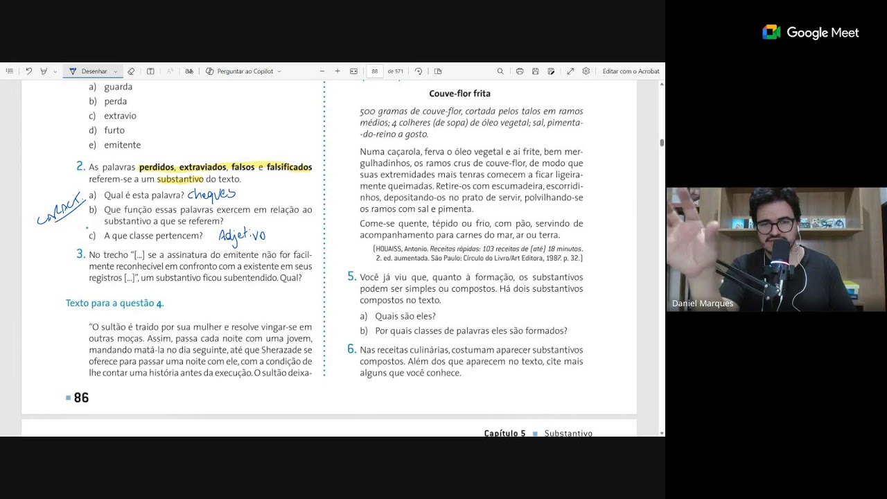 CALP | CURSO ANUAL DE LÍNGUA PORTUGUESA | AULA SUBSTANTIVOS