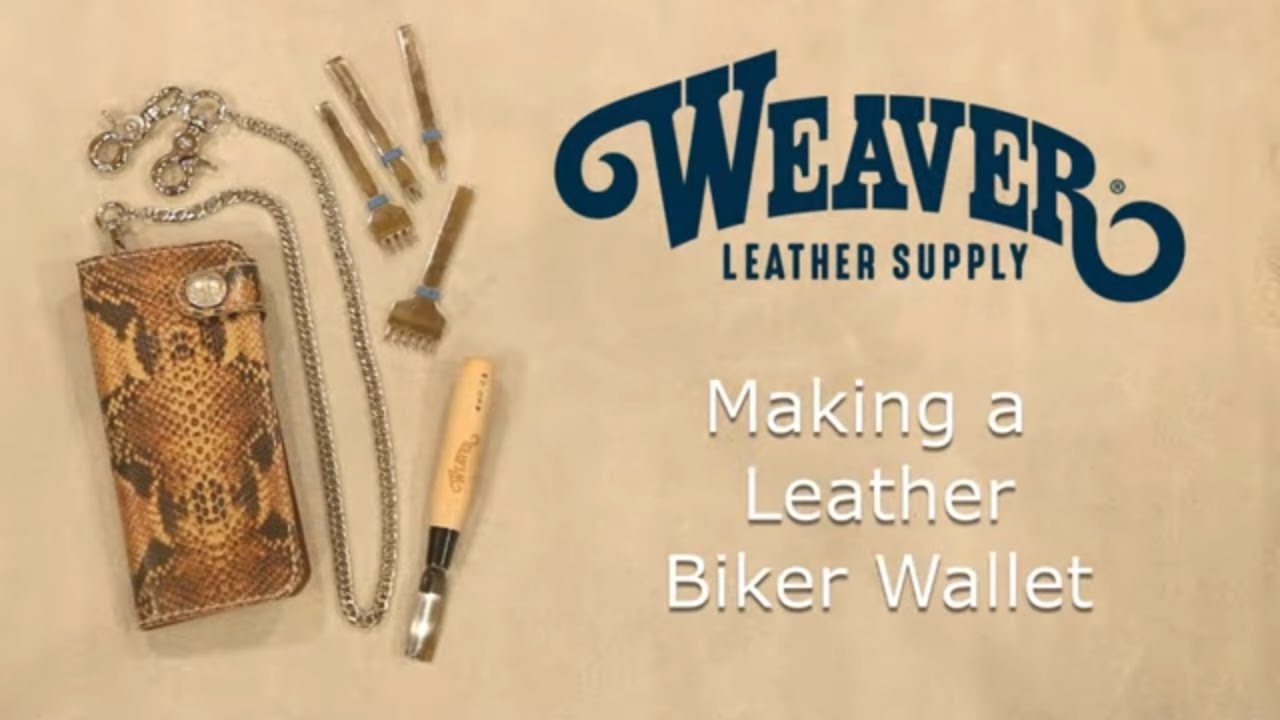 Making a Leather Biker Wallet