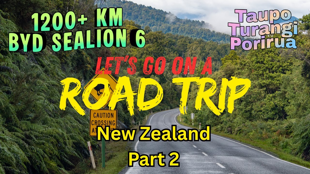 Auckland to Porirua Road Trip 🇳🇿 | BYD Sealion 6 EV Journey, Scenic Stops & Quiet Nature