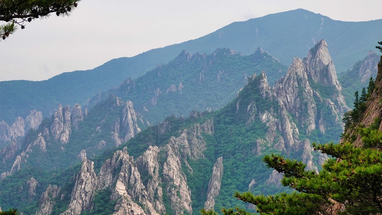 설악산 천화대 (희야봉~왕관봉) 잦은바위골에서 설악골까지 (seoraksan)