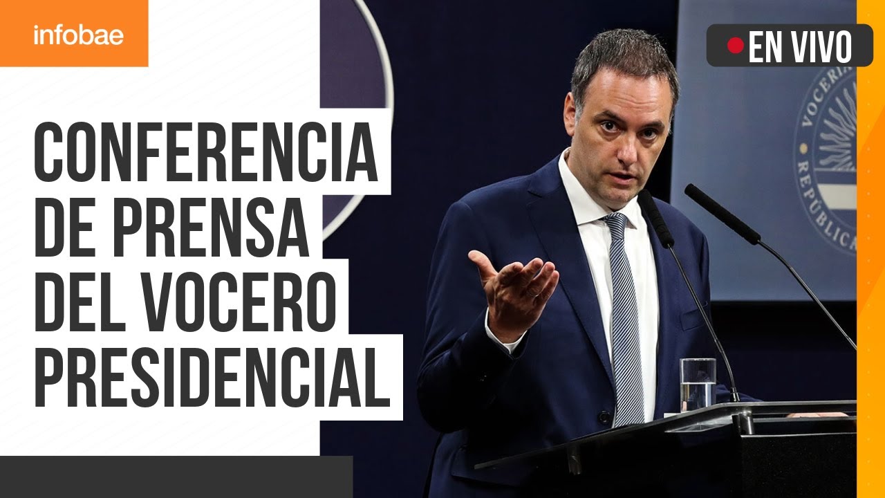 Conferencia de prensa del vocero presidencial, Manuel Adorni (28/01/2025)