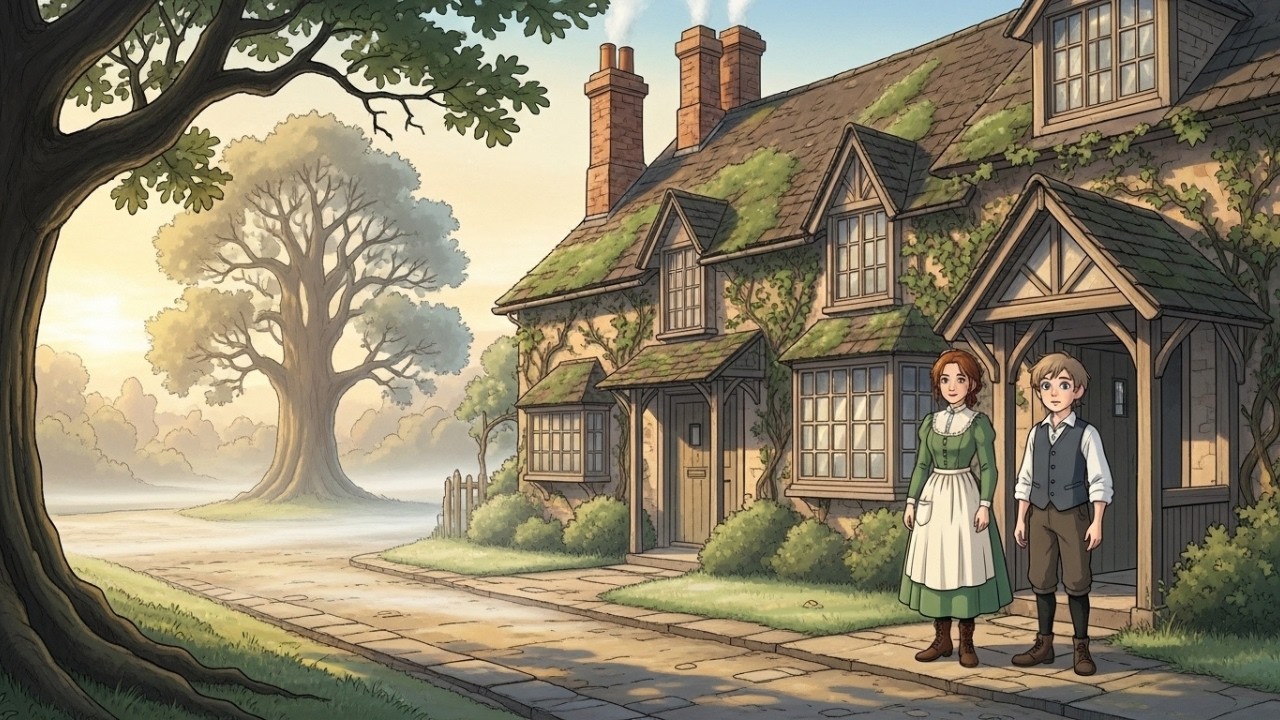 One Gentle Day in a Victorian English Village | Ghibli Wonderland