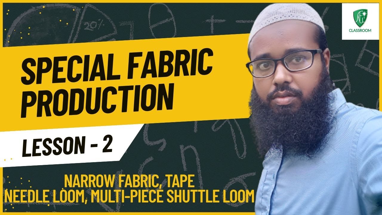 Special Fabric (02) : Narrow Fabric, Tape, Mechanism of Needle Loom & Multipiece Shuttle Loom