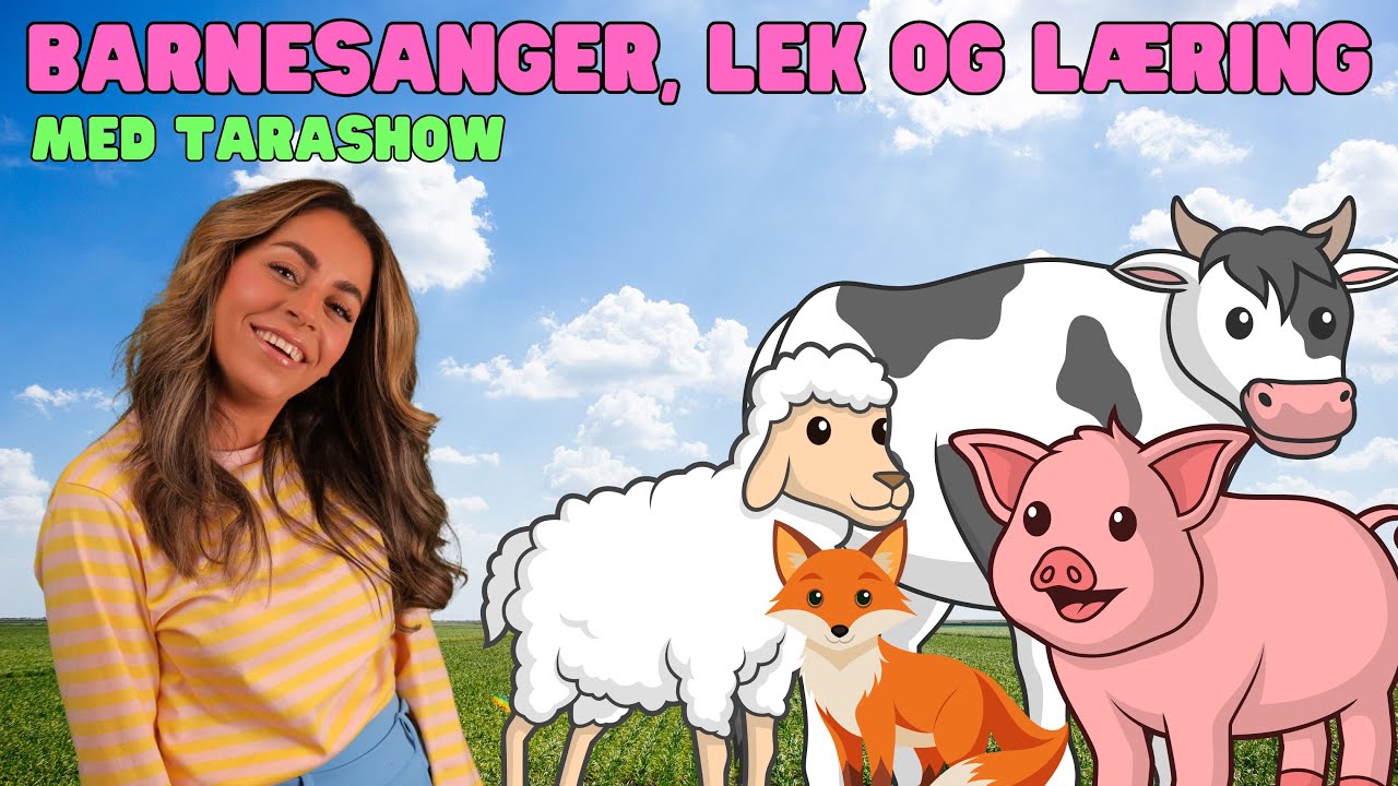 Barnesanger, lek og læring om gårdsdyr med TaraShow på Sverresborg Trøndelag Folkemuseum.